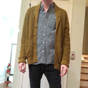 Urban outfitters olive cardigan